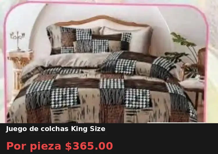 Juego de colchas King Size 