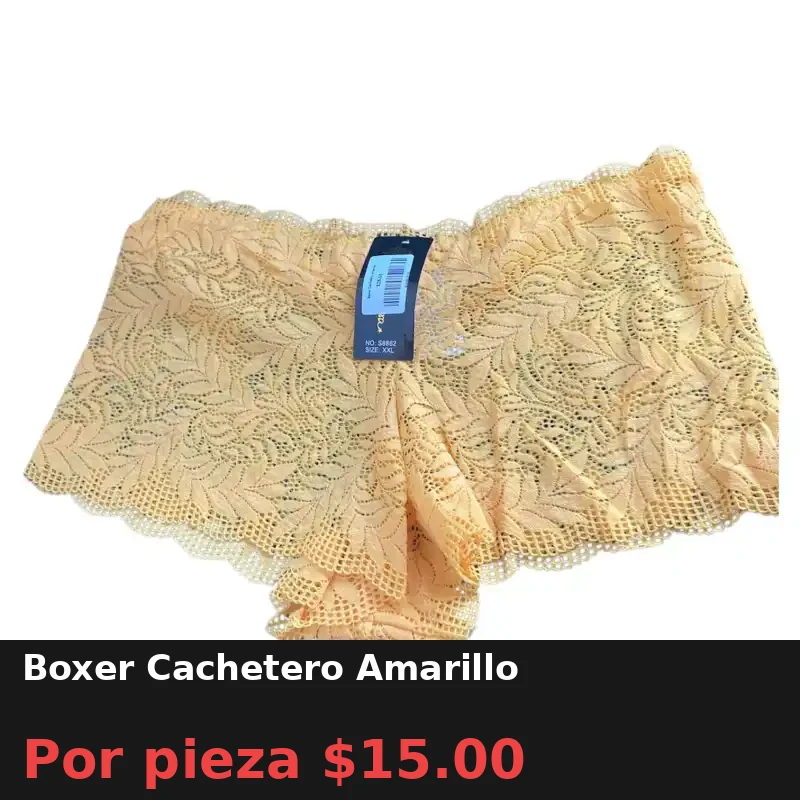 Boxer Cachetero Amarillo