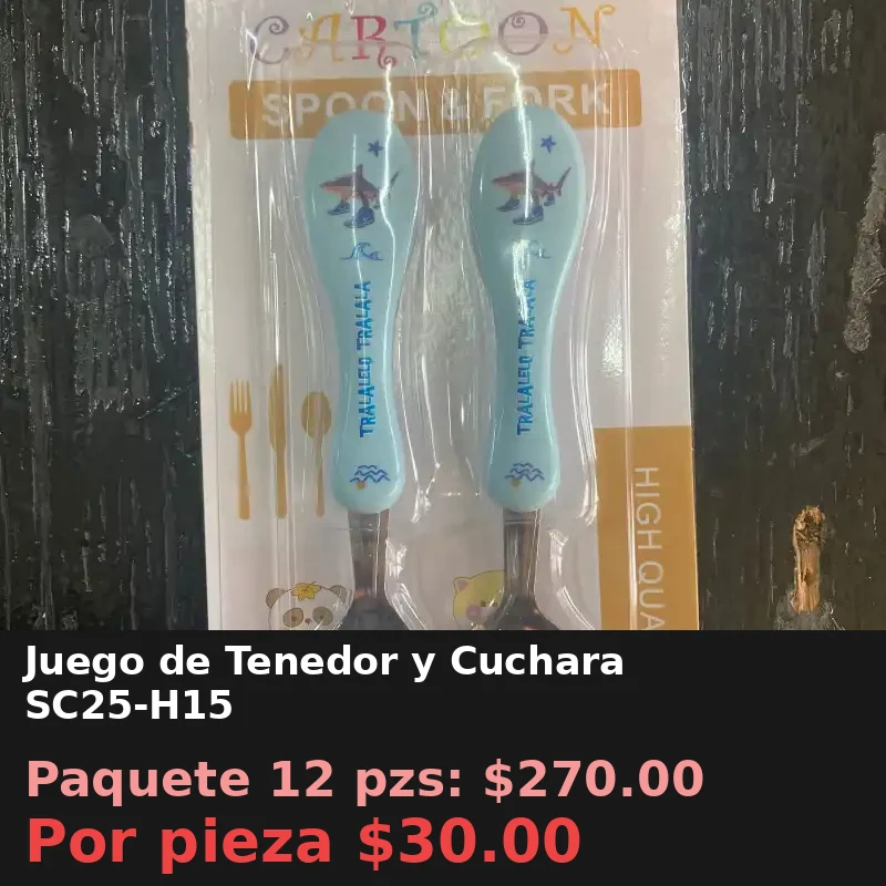 Juego de Tenedor y Cuchara SC25-H15