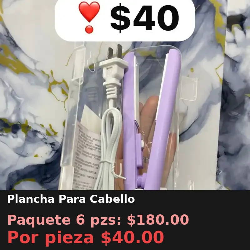 Plancha Para Cabello
