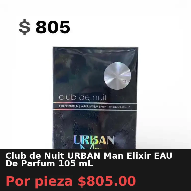Club de Nuit URBAN Man Elixir EAU De Parfum 105 mL