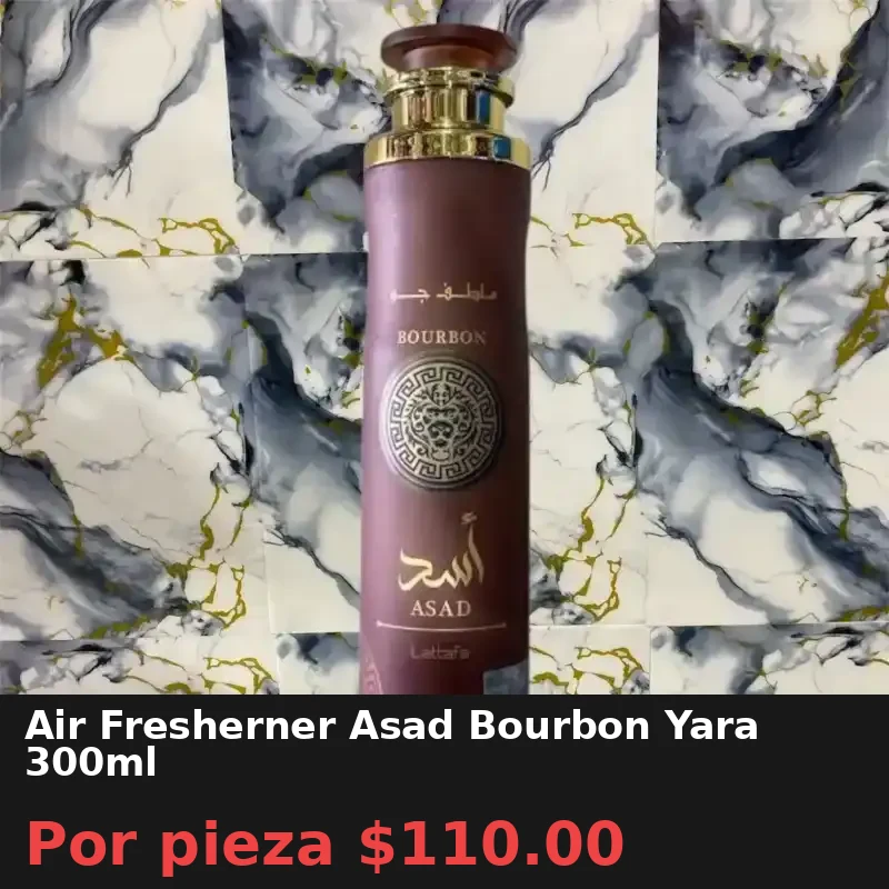 Air Fresherner Asad Bourbon Yara 300ml
