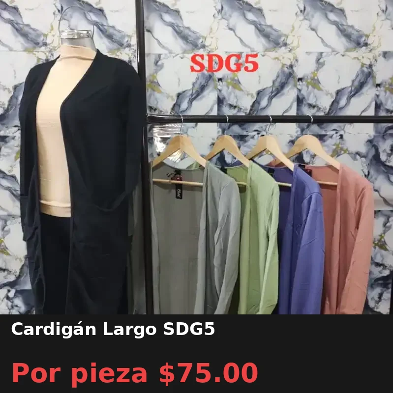 Cardigán Largo SDG5