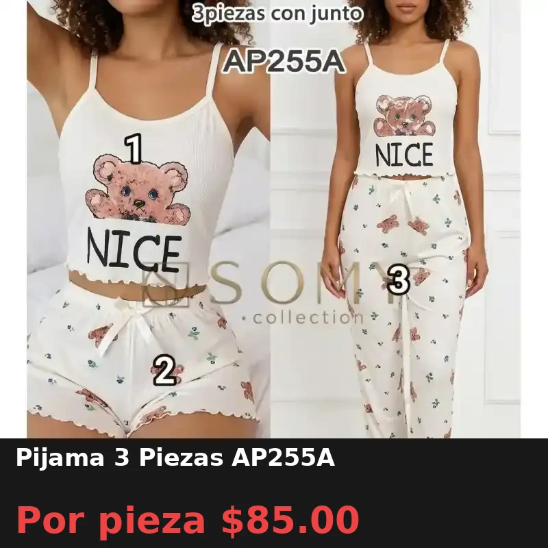 Pijama 3 Piezas AP255A