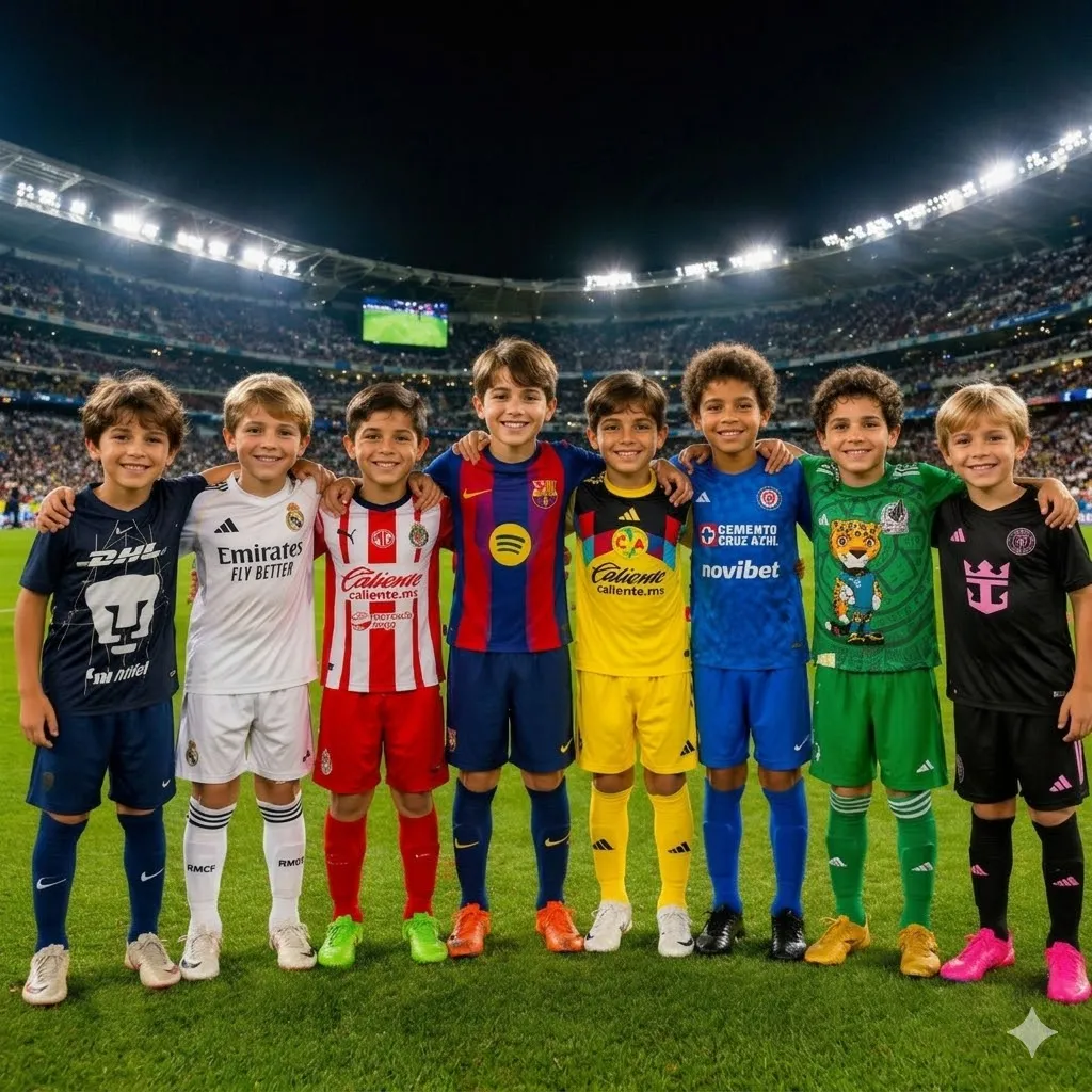 Conjunto Futbolero Playera Y Short Infantil