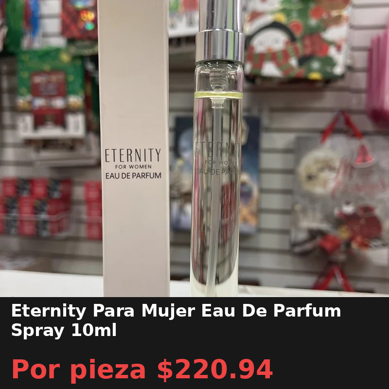 Eternity Para Mujer Eau De Parfum Spray 10ml