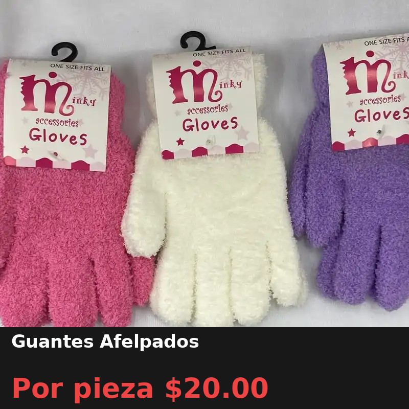 Guantes Afelpados