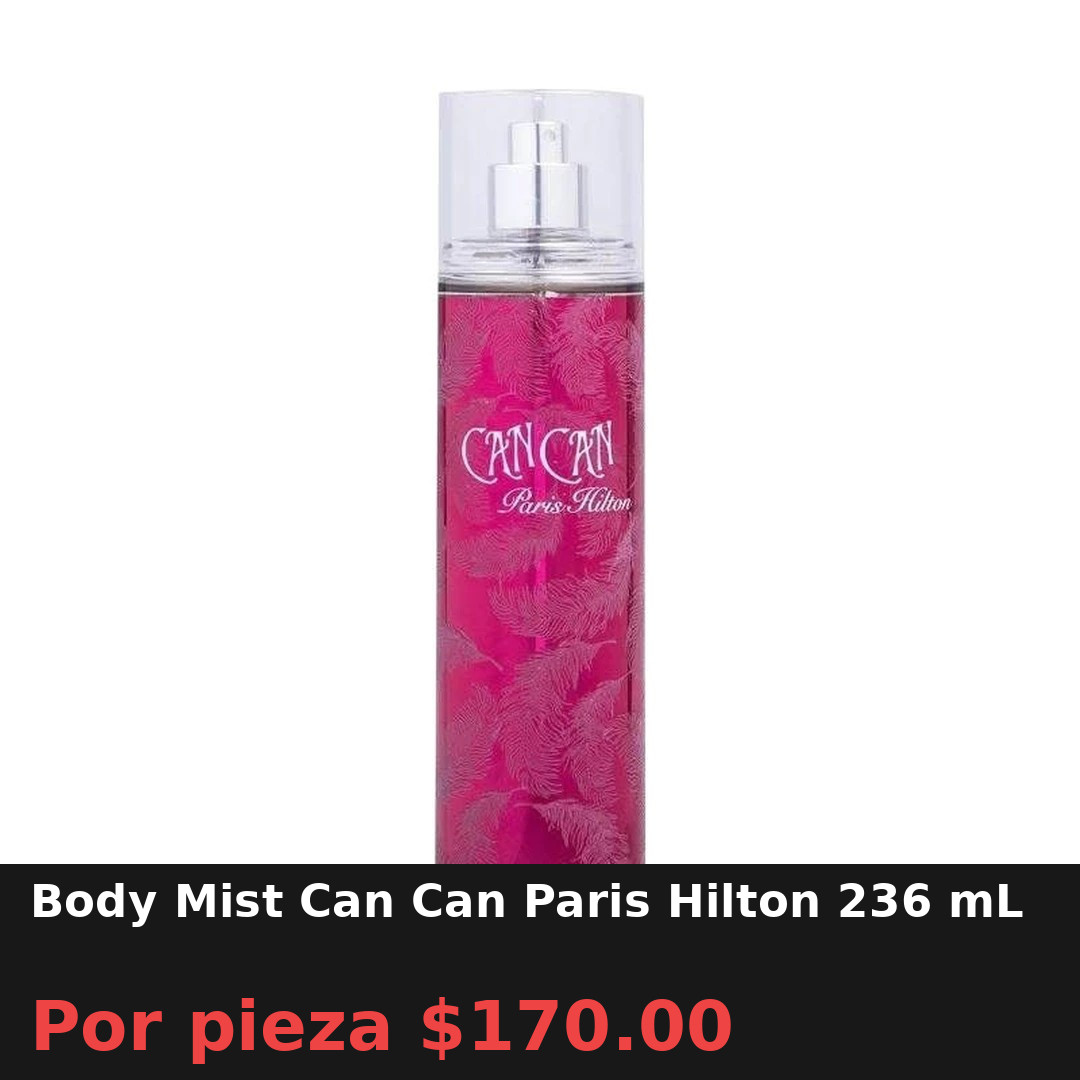 Body Mist Can Can Paris Hilton 236 mL