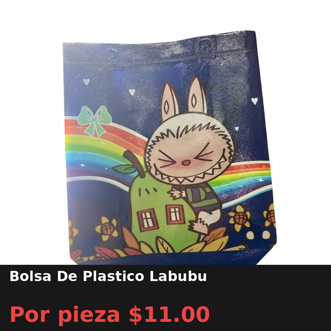 Bolsa De Plastico Labubu
