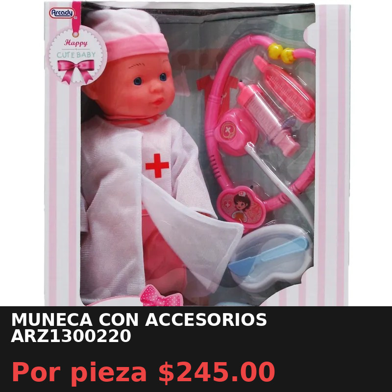 MUNECA CON ACCESORIOS ARZ1300220