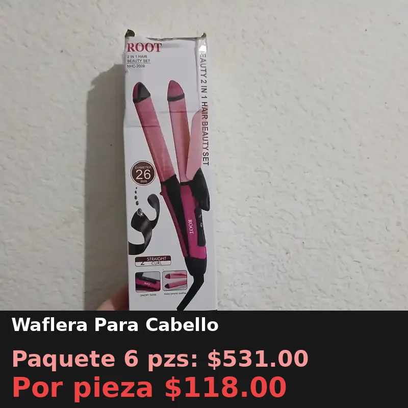 Waflera Para Cabello