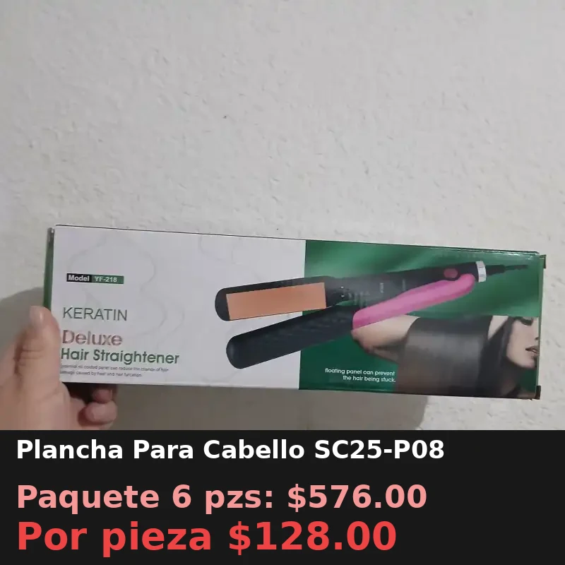 Plancha Para Cabello SC25-P08