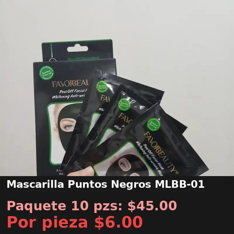Mascarilla Puntos Negros MLBB-01