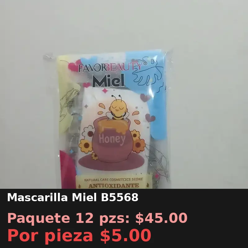 Mascarilla Miel B5568
