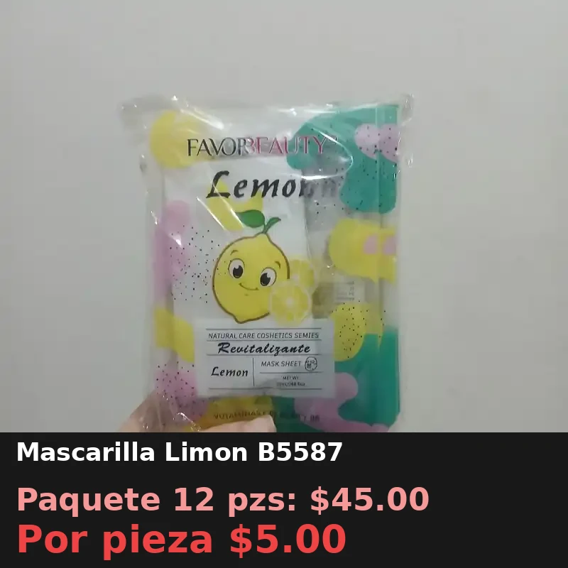 Mascarilla Limon B5587