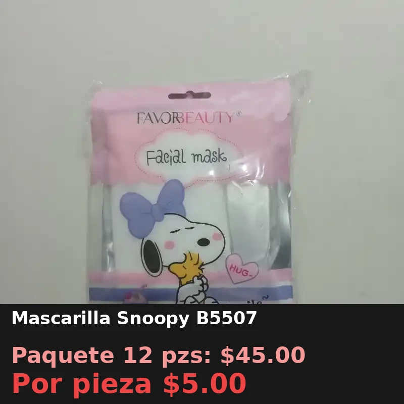 Mascarilla Snoopy B5507