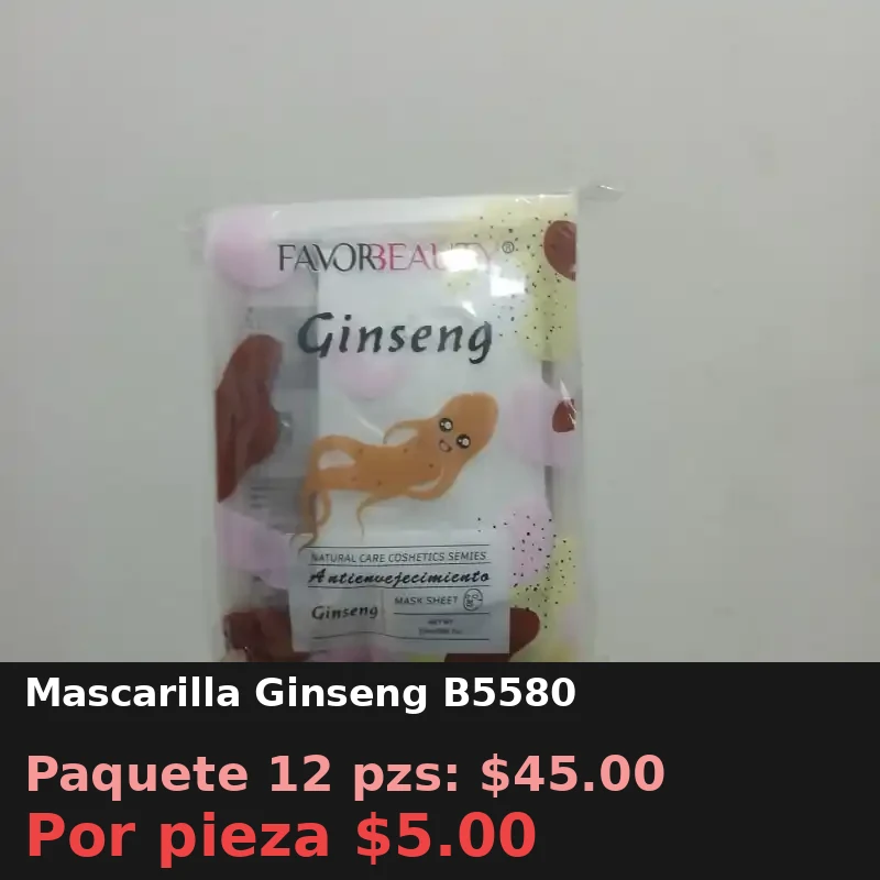 Mascarilla Ginseng B5580