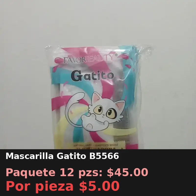 Mascarilla Gatito B5566