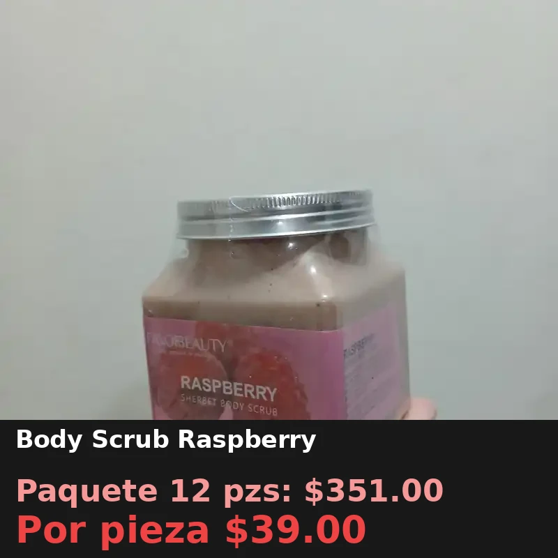 Body Scrub Raspberry