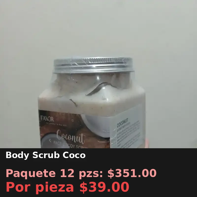 Body Scrub Coco