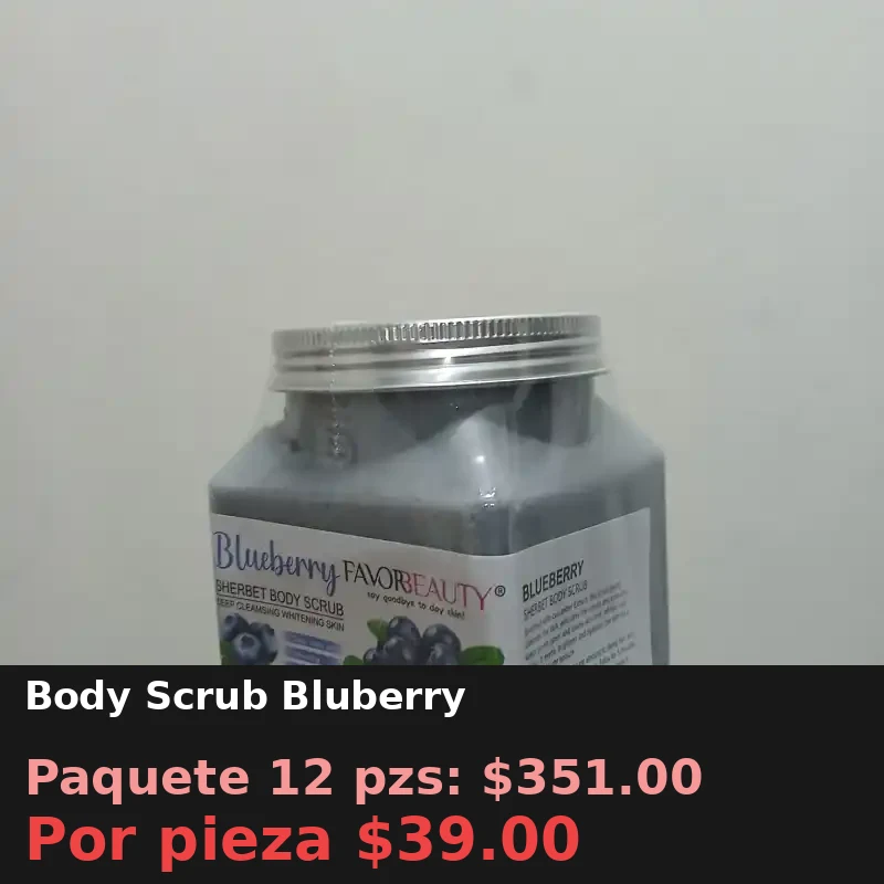 Body Scrub Bluberry