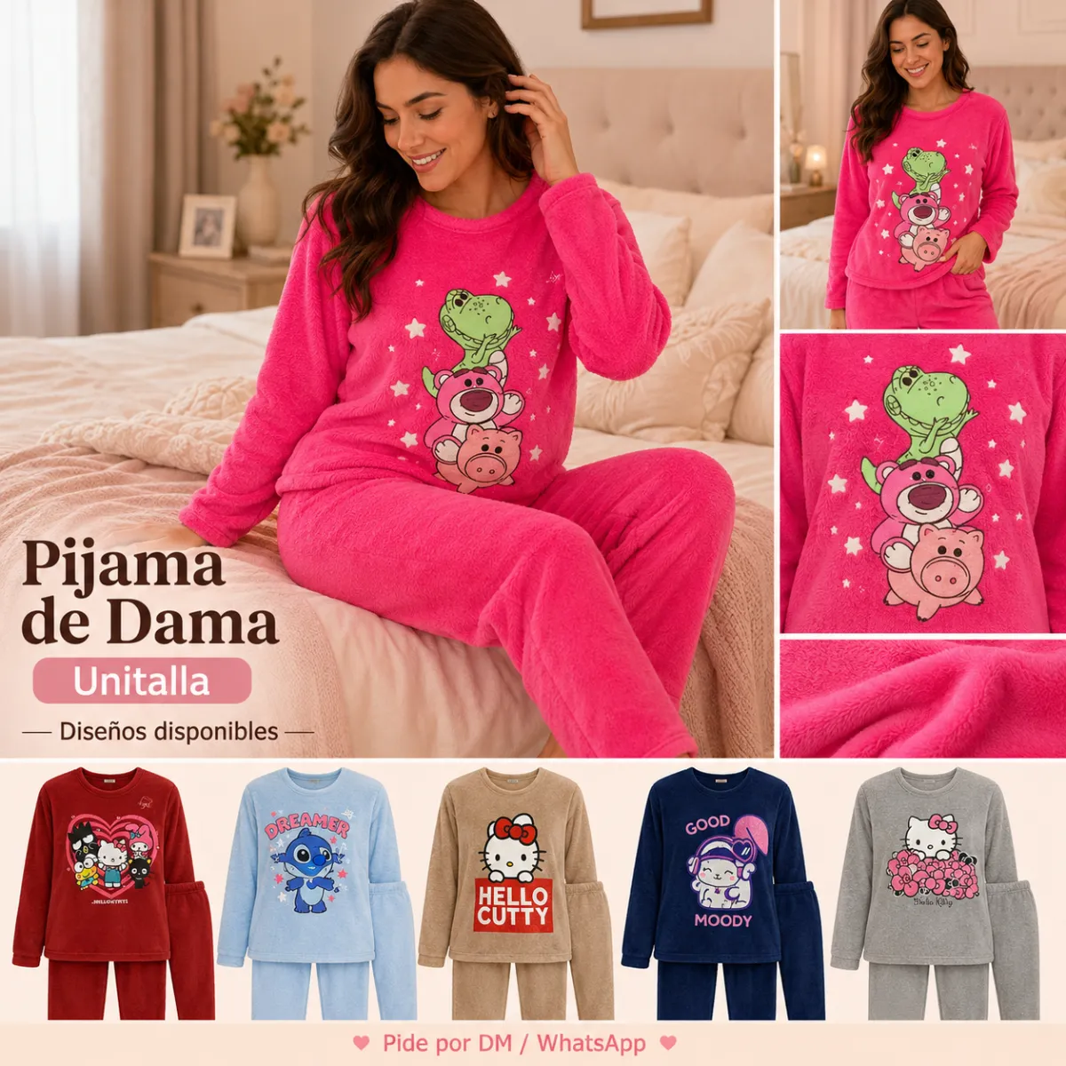 Pijama de personajes Afelpado