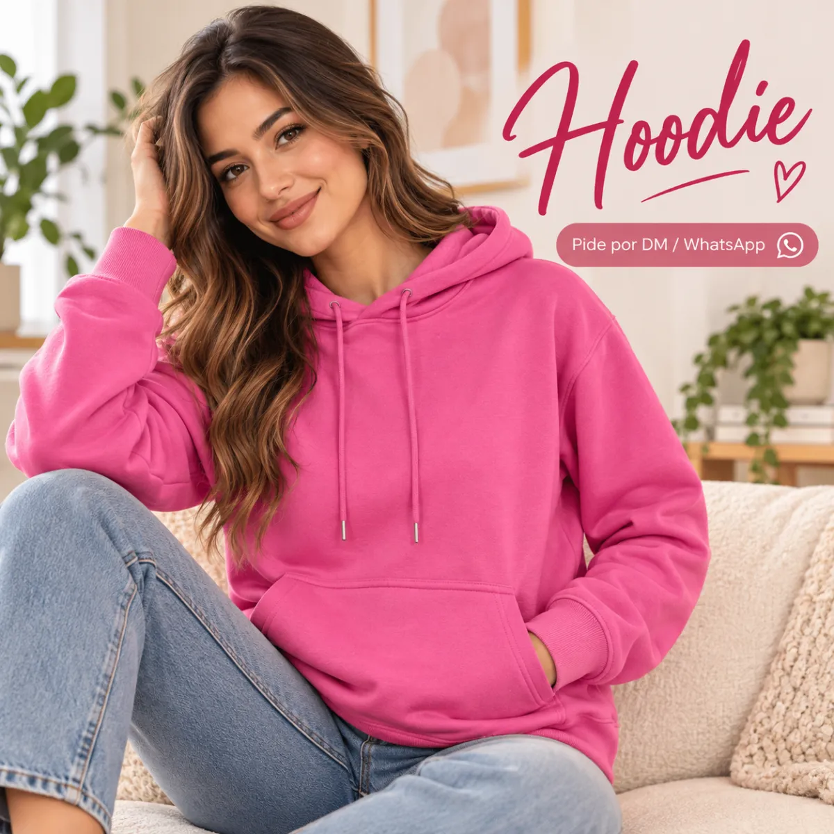 Sudadera HD Rosa Fucisa