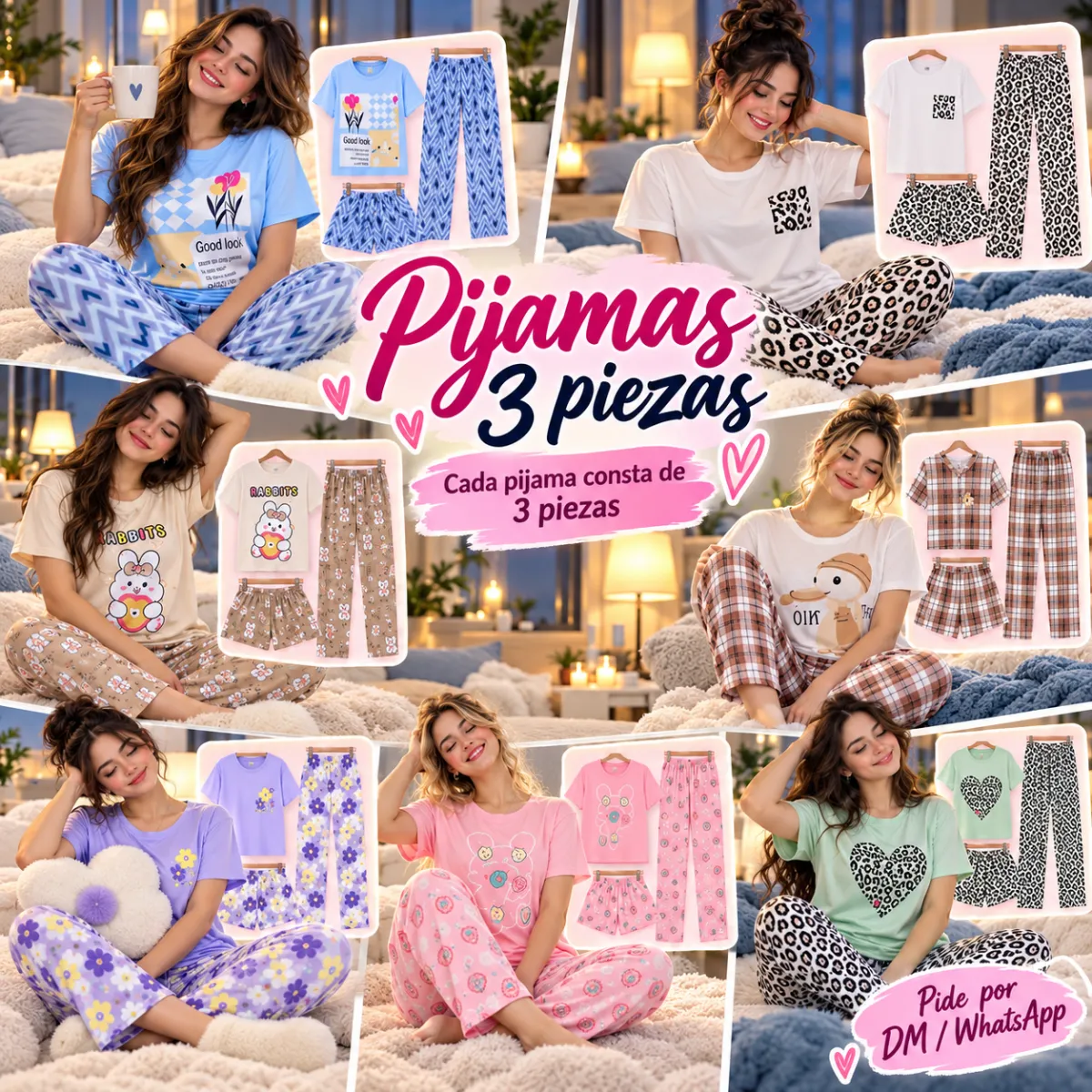Pijama 3 Piezas SY004