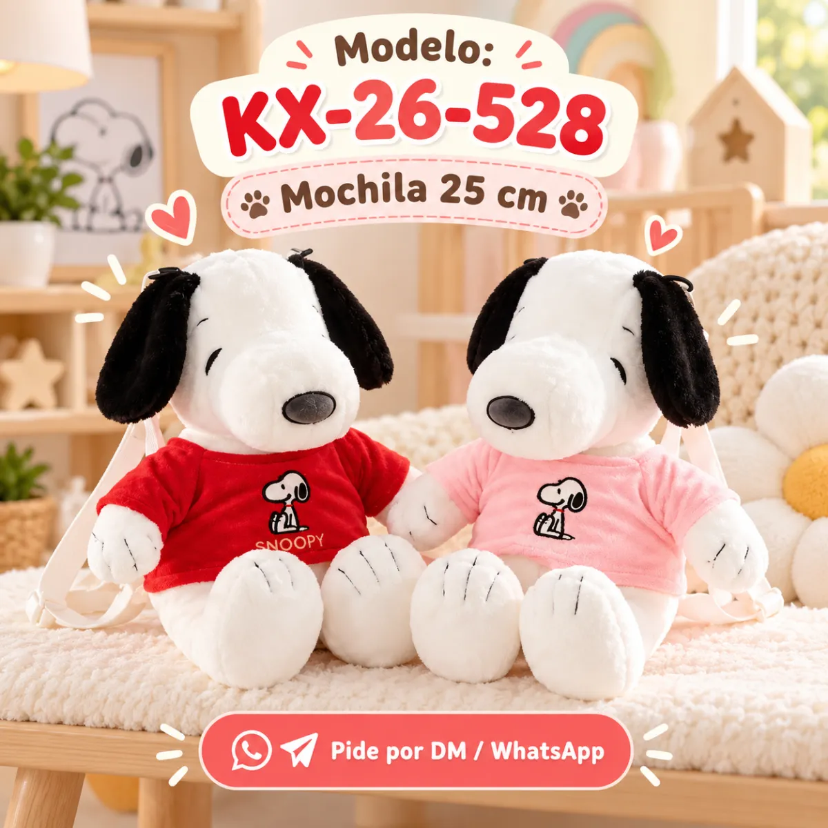 Mochila Snoppy