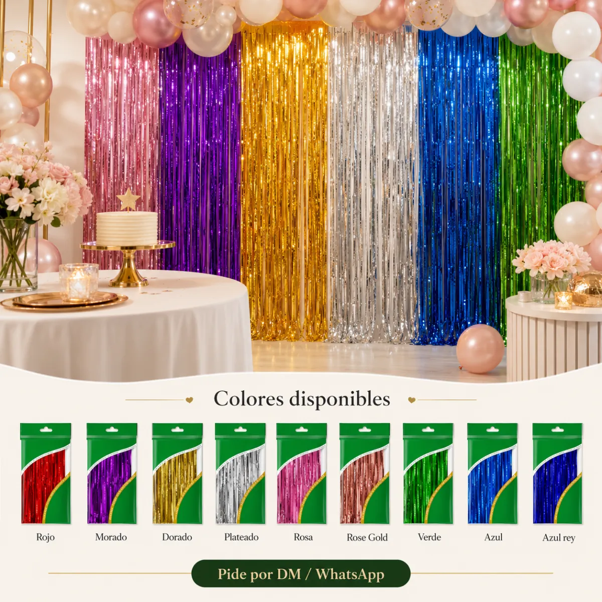 Cortinas Para Fiesta
