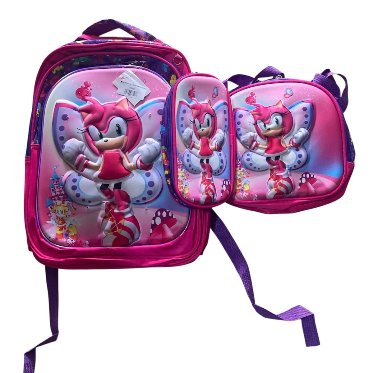 Mochila Escolar 3 Piezas Niña