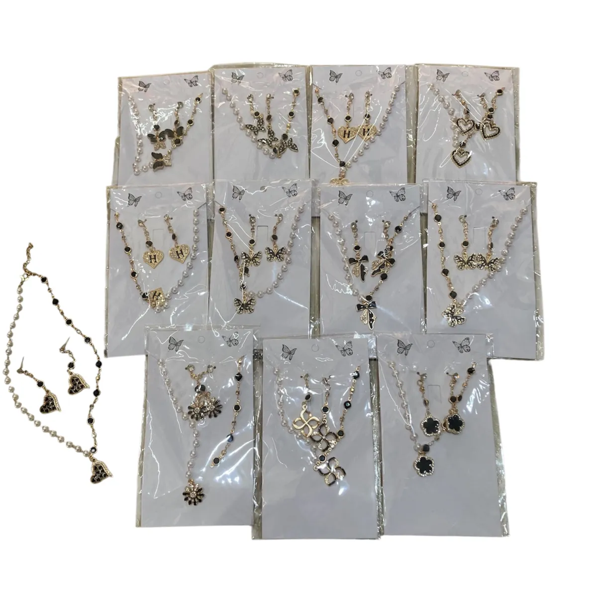 Collar y Aretes 7902