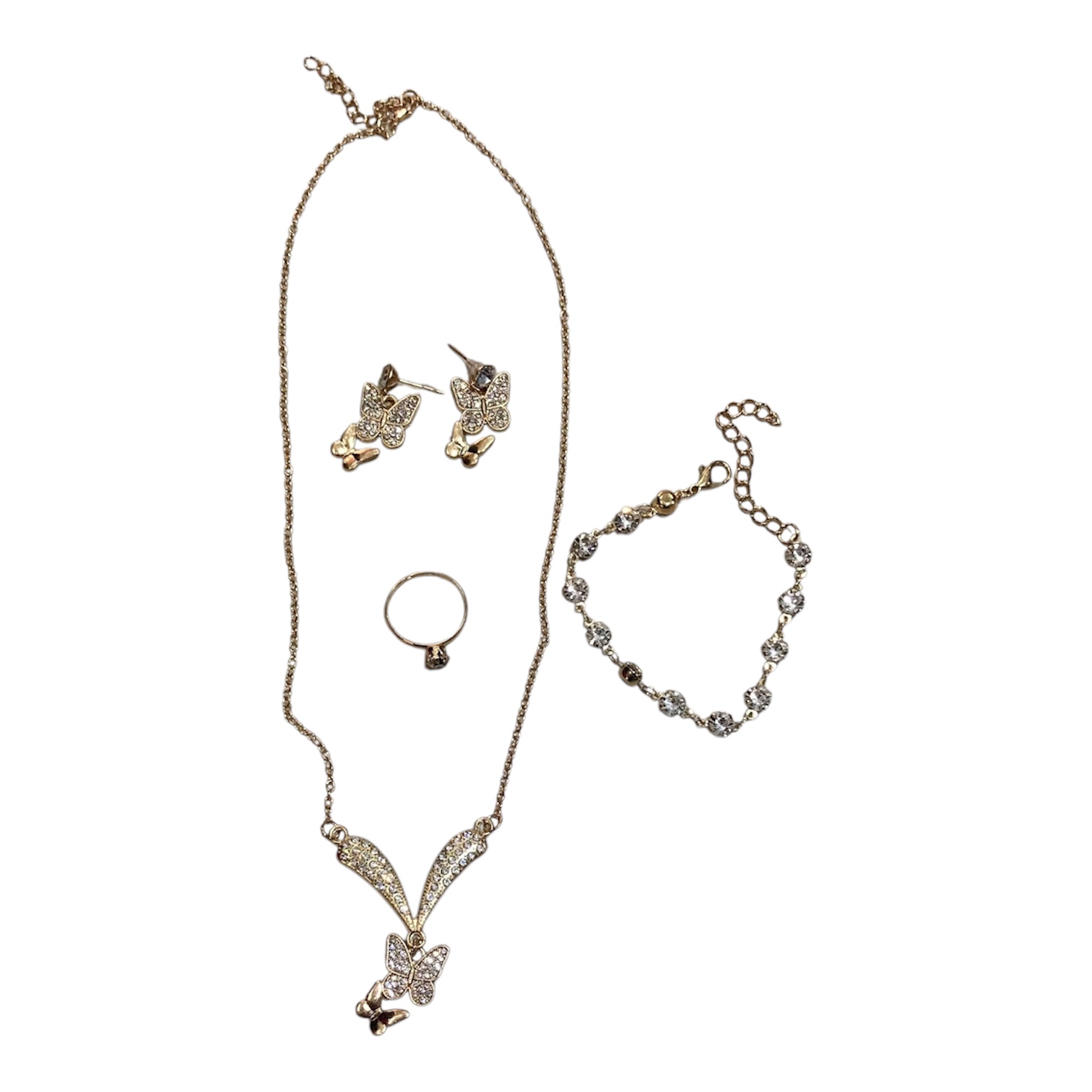 Collar Anillo y Aretes 7901