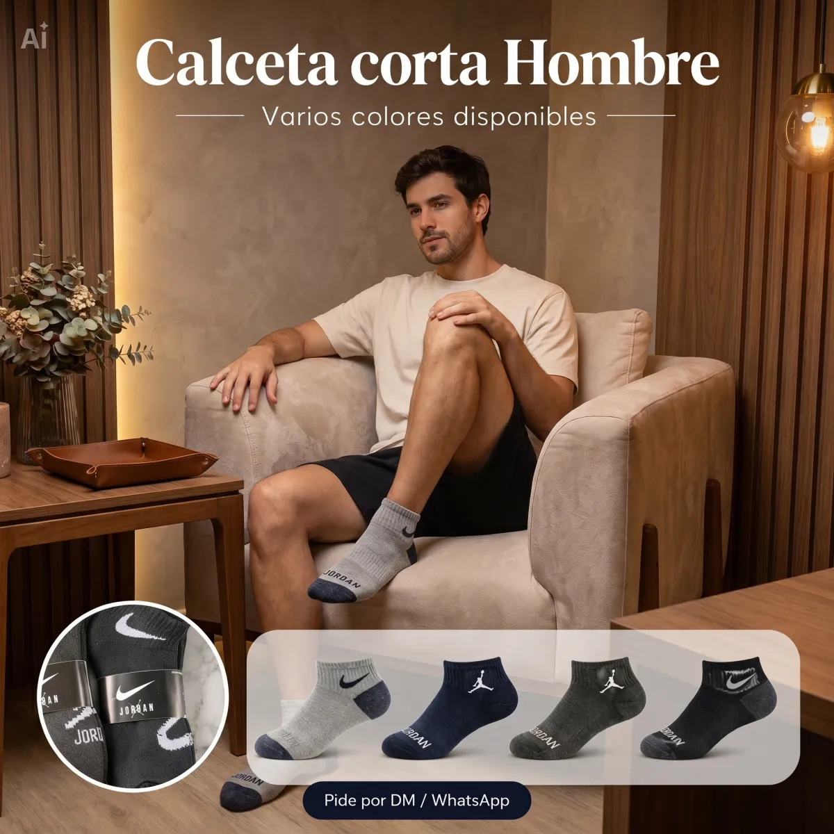 Pack Calcetines Cortos De Hombre - 12 pares