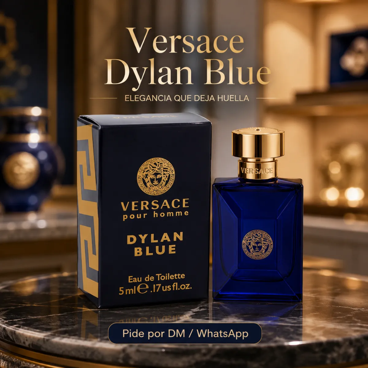 Mini Versace Dylan Blue EAU De Toilette 5 mL