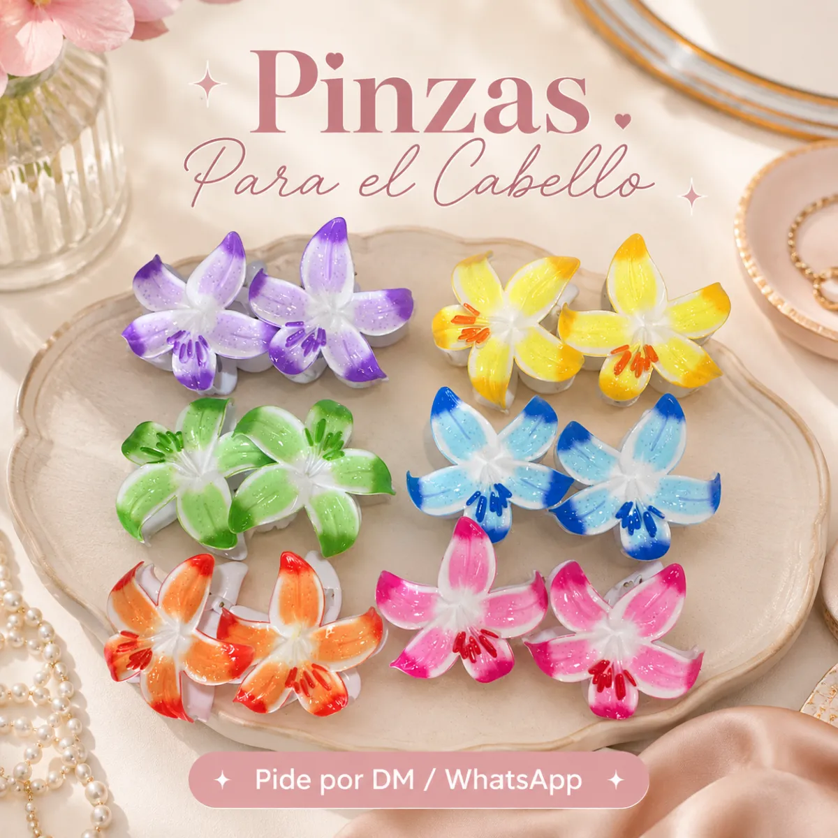 Pinza Flor de Loto 386